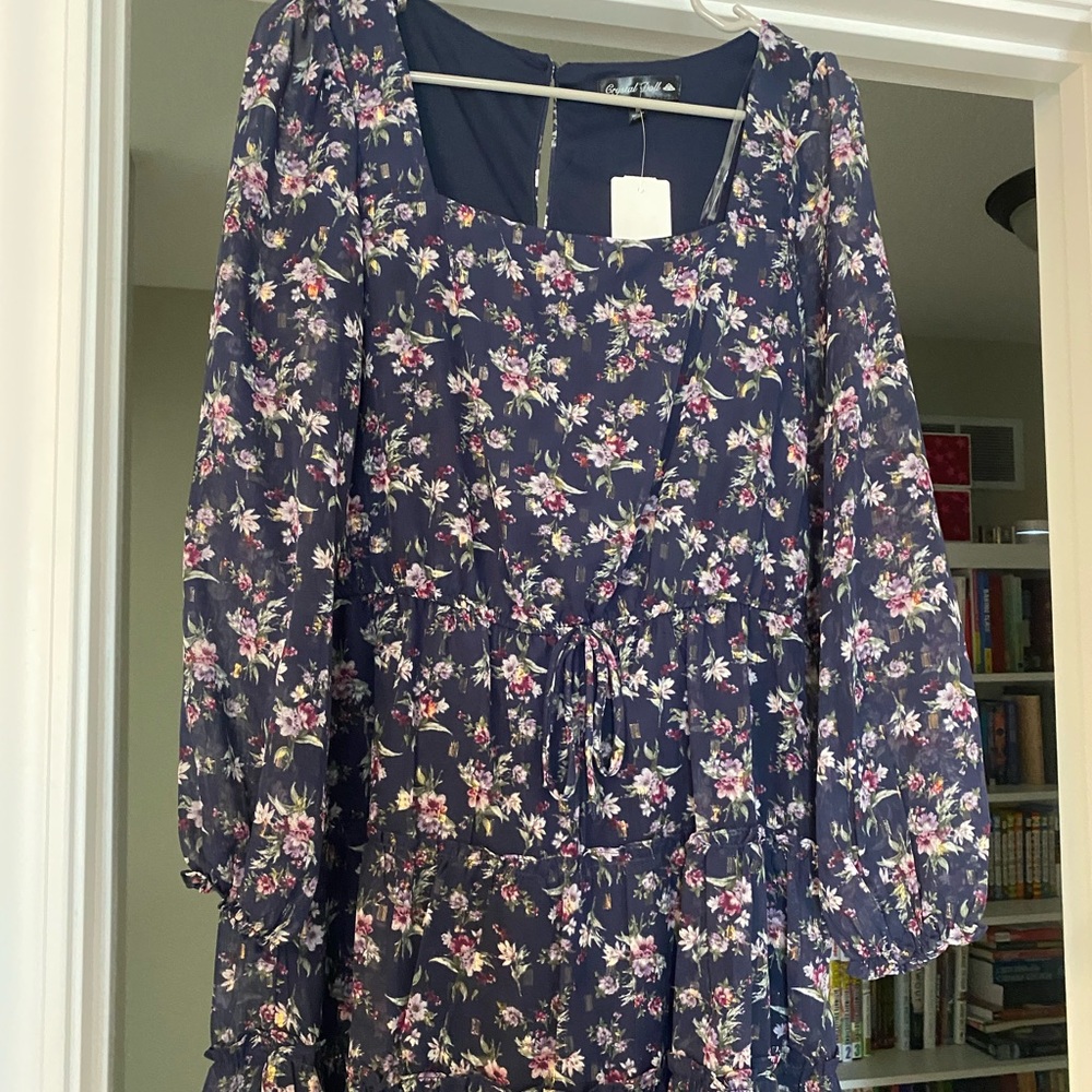 Floral Deep Purple Romper